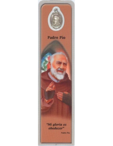 Separador Con Medalla N316 Padre Pio