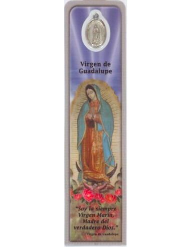 Separador Con Medalla N320 Virgen De Guadalupe