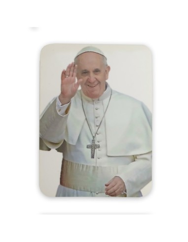 Estampa Mini Papa Francisco Saluda...