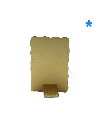 Pergamino 25x20cm San Miguel Arcangel Lamina Brillo Oro
