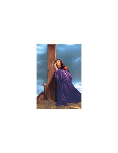 Estampa Con Oracion S-1034/1 Virgen...