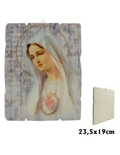 Tabla Serigrafiada Virgen...