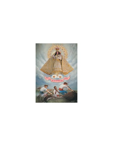 Estampa Con Oracion S-94/1/1 Virgen...