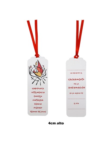 Marcapaginas Madera 7 Dones Espiritu...