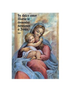 Estampa Cm N325 Virgen Del...