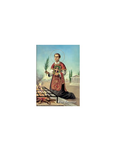 Estampa Con Oracion S-84/1 San...