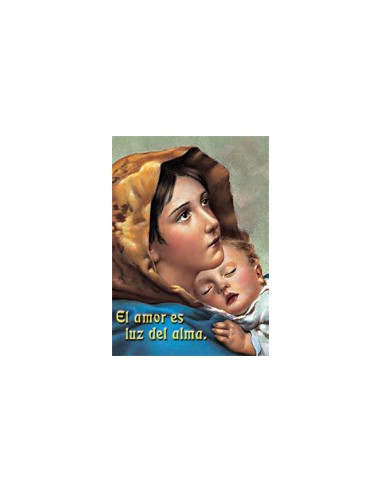 Estampa Con Oracion S-1007/1 Virgen...
