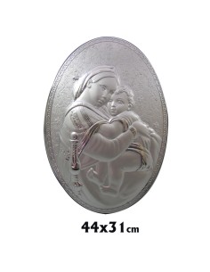 Icono Plata Oval 44x31cm...