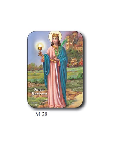 Estampa Mini M-28 Santa Barbara 4. 4X6cm