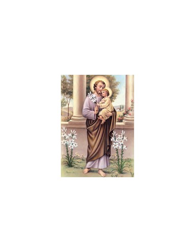 Estampa Con Oracion S-109/1/1 San...