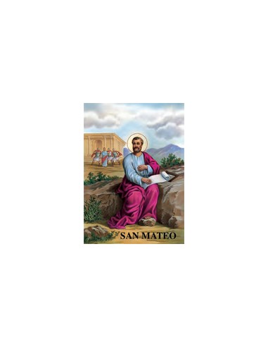 Estampa Con Oracion S-11/1 San Mateo...