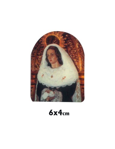 Icono Madera Estampado 6x4cm Forma...