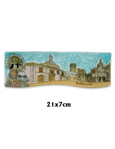 Llavero Cristal 3. 5cm Virgen Covadonga Hecho A Mano