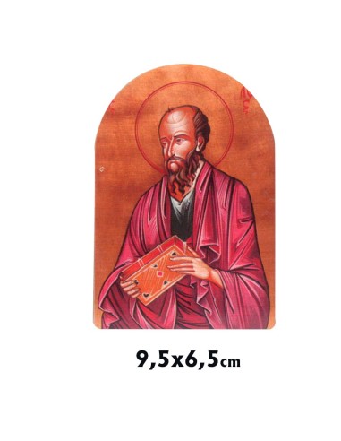 Icono Madera Estampado 9. 5x6. 5cm...