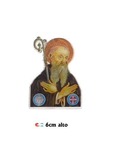 Iman San Benito Placa Metacrilato 7x4cm efecto 3D