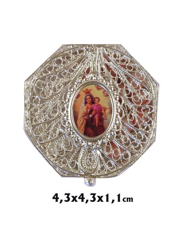 Placa Cristal Mama Con Resina 80x54mm Con Apoyo