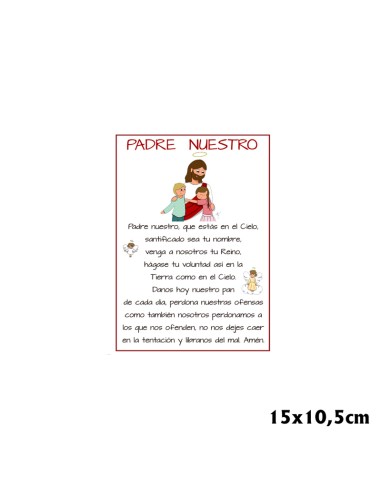 Postal Padre Nuestro Infantil Po-1