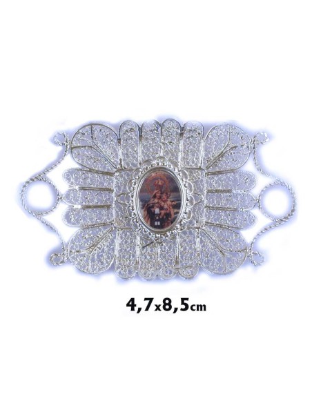 Bandeja Filigrana Tradicional Rectangular Con Asas Para Personalizar