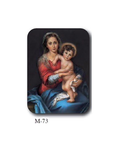 Estampa Mini M-73 Virgen del Rosario...