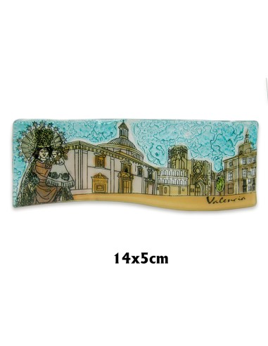 Ola Mini Cristal 14x5cm Virgen Desamparados