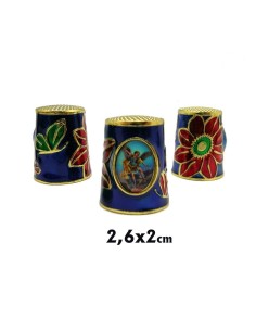 Dedal Esmaltado 2. 6x2cm...