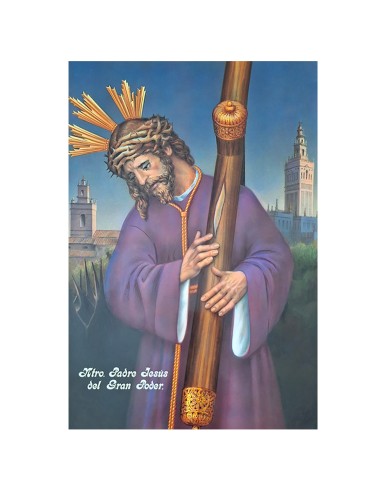 Lamina 21X30 Cm Jesús Del Gran Poder...