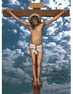 Lamina 21X30 Cm Crucificado...