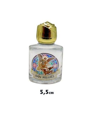 Botellita Cristal Serigrafiado Jesús Misericordioso