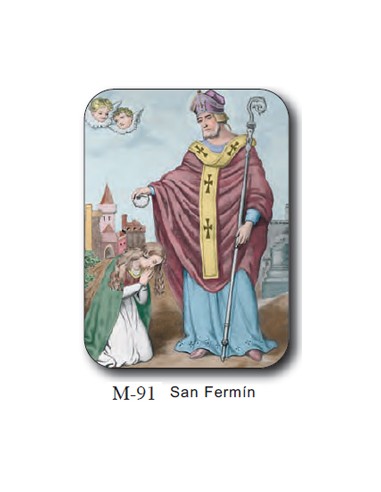 Estampa Mini M-91 San Fermin 4. 4X6cm