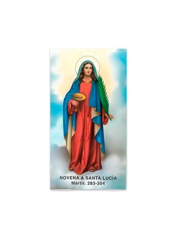 Novena Santa Lucia 7. 5 X 13. 5