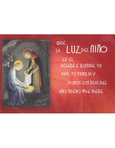 Postal Navidad 578 Pesebre Con Fondo...