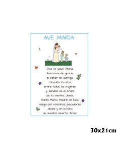 Lamina Ave Maria Infantil...