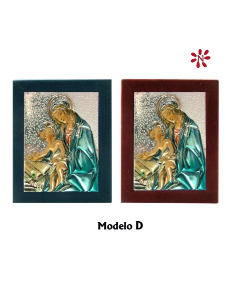 Icono Aluminio 7x9cm Variado Relieve Decorado