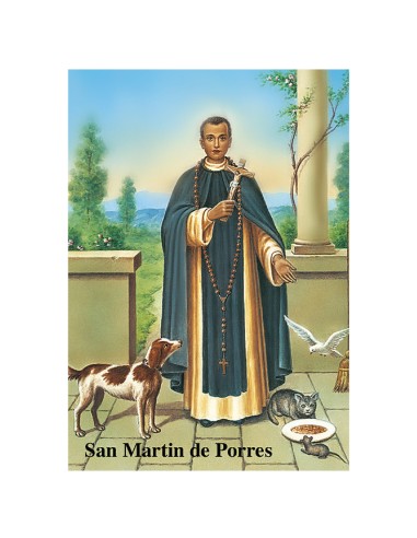 Lamina 21X30 Cm San Martin De Porres...