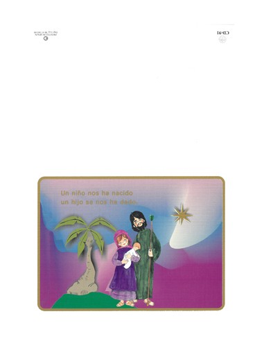 Diptico Navidad 21X15cm Cd-91