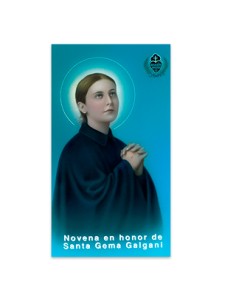 Novena Santa Gema 7. 5 X 13. 5