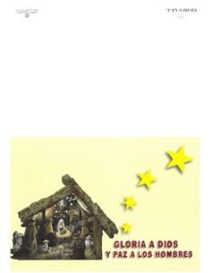 Diptico Navidad 21X15cm Cd-103