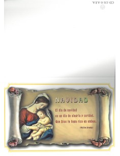 Diptico Navidad 21X15cm...