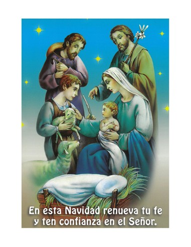 Postal Navidad 564 Sagrada Familia...