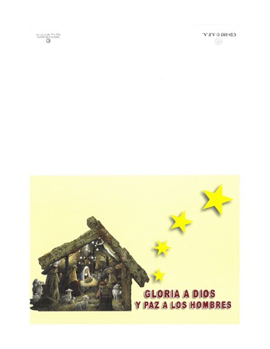 Diptico Navidad 21X15cm Cd-87