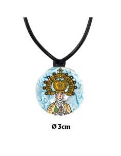 Colgante Cristal 3cm Virgen...