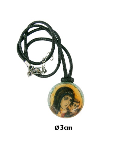 Colgante Cristal 3cm Virgen...