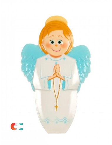 Iman Angel Guarda Nizzzzzo Infantil Blanco Y Azul