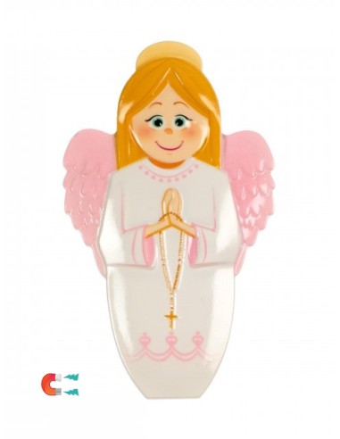 Iman Angel Guarda Nizzzzza Infantil Blanco Y Rosa