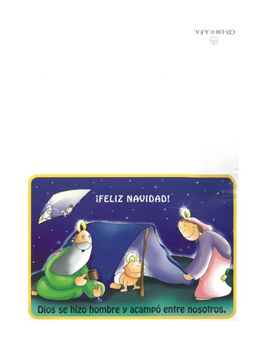 Diptico Navidad 21X15cm Dibujo...