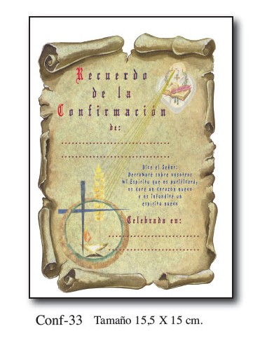 Diploma Confirmacion Mod Conf 33...