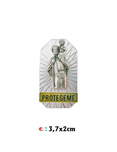 Placa Coche Metal Rectangular Con San...