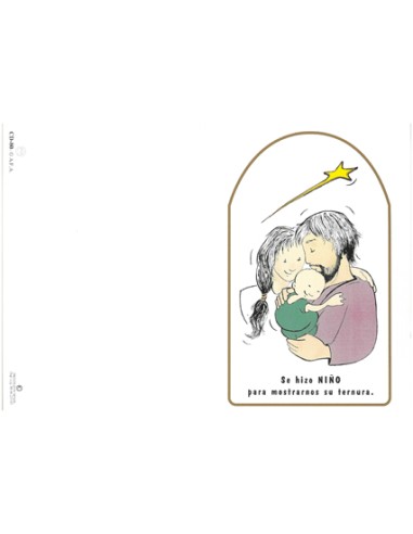 Diptico Navidad 21X15cm Cd-80