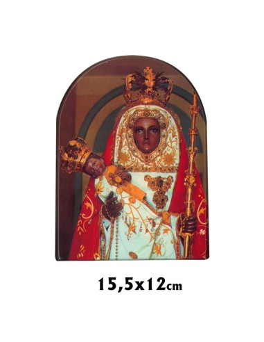 Icono Madera Estampado 15. 5X12cm...