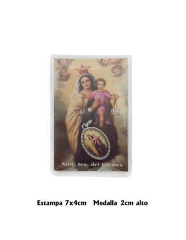 Estuche Bendicion Virgen del Carmen...